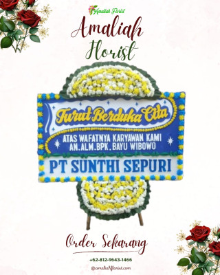 Papan Bunga Duka di Lembean Timur
